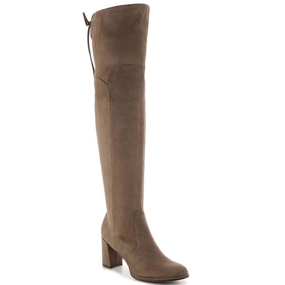 Marc Fisher Over-The-Knee Gray Boots